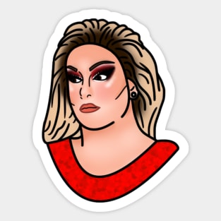 jan face crack stressed Sticker